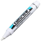 1/3Pcs White Permanent Marker Pens 0.7/1.0/2.5MM Paint Markers For Wood Rock Plastic Leather Glass Stone Metal Art Supplies