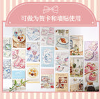 30sheets Kawaii Cartoon Animal Diary Illustration Commemorative Card Postcard Handmade Scrapbooking Material Card Paper