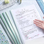 10pcs Transparent File Document Thicken Draw Rod A4 Folder Test Paper Storage Bag Clip Office Folder Organizer Office Supplies