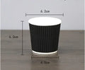 100pcs/pack 4oz 100ml Disposable Paper Cup Espresso Cup  Coffee Cup High Quality Double layer Paper Cup