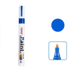 White Waterproof Cars Wheel Tire Oily Mark Pen Auto Rubber Tyre Paint Pen Cd Metal Permanent Paint Marker Graffiti Touch Up