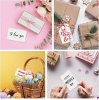 50/100PCS Blank Flash Cards DIY Blank White Cardstock Postcards for Graffiti Bookmarks Message Word Note Index Cards