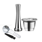 Coffee capsule reusable pods for Nespresso stainless steel coffee filter Espresso Crema pod manufacturer's new upgrade