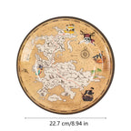 Pirate Theme Disposable Tableware Treasure Map Ship Paper Plate Cup Tablecloth Kids Pirate Birthday Party Decoration Supplies