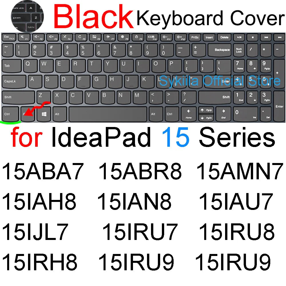 Keyboard Cover for Lenovo IdeaPad 15 3 Slim 3i 3x 5 5a 5i 1 1i 15AGP11 15AHP11 15IPH11 15IWC11 Silicone Protector Skin Case 11
