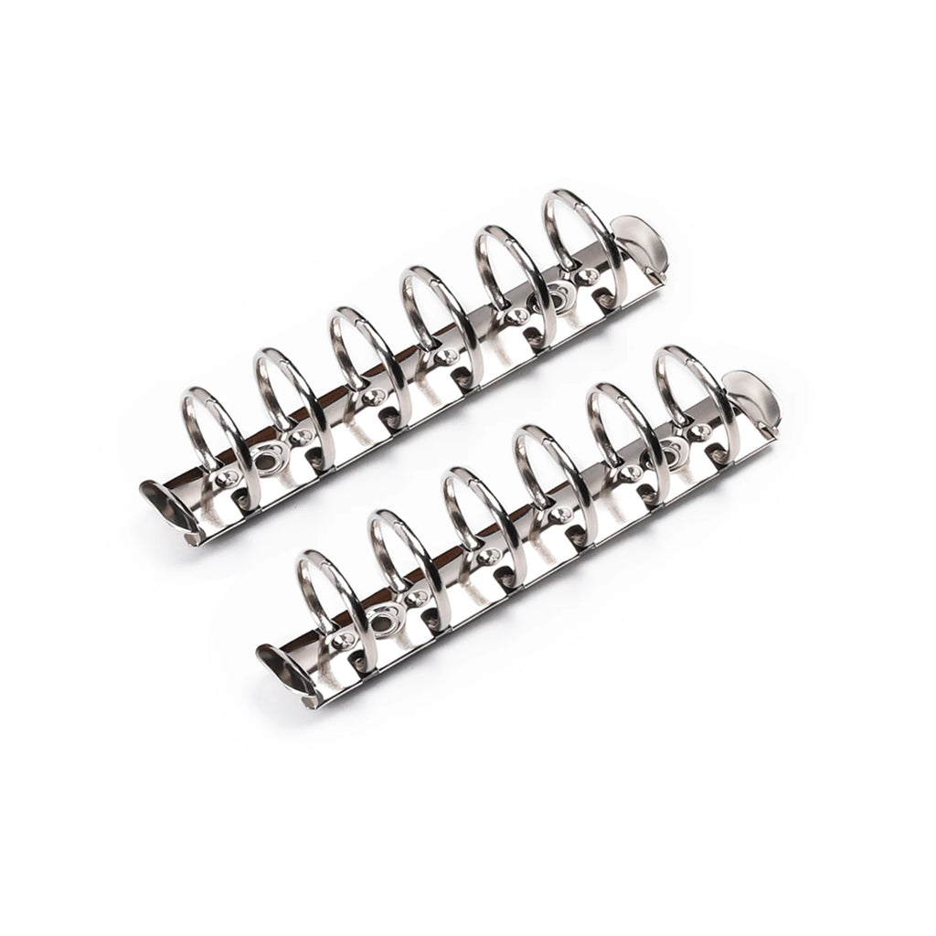 High-quality Metal Ring Binder Clips for Loose Leaf Notebook, Detachable A5 Personal A6 A7 Binder Rings for Planner Accessories