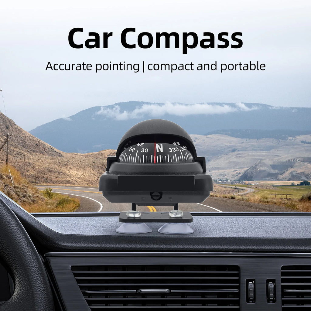 Various Compass Portable Compact Navigation Compass Device Universal Outdoor High Precision Compass For Car Boat Moto Bicycle