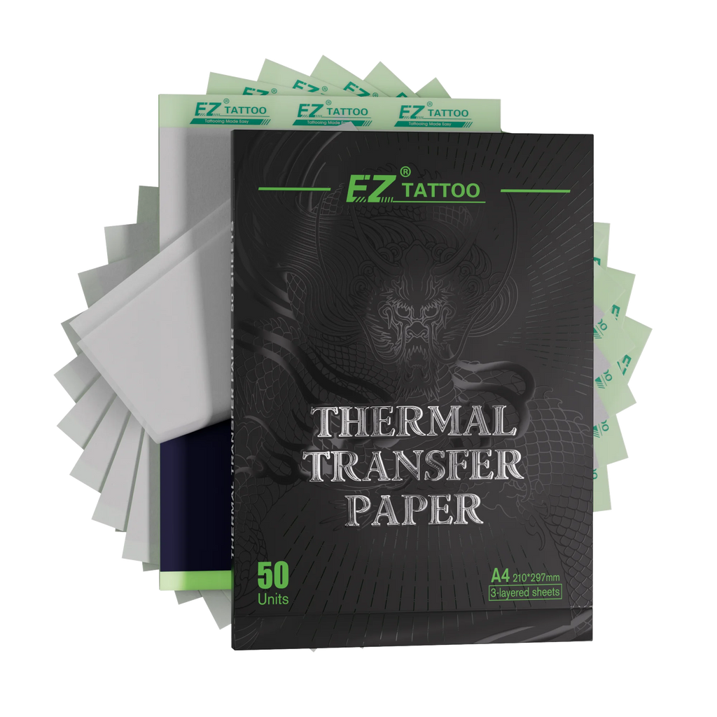 20/50pcs EZ Tattoo Transfer Paper A4 Size Tattoo Thermal Copier Stencil Papers for Tattoo Transfer Machine Paper Accessories