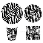 Jungle Safari Wild Animal Party Supplies Disposable Jungle Zoo Animal Print Paper Plates Napkins for Birthday Party Baby Shower