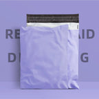 Environmentally friendly custom printing logo, luxurious matte white plastic mailing envelope, polyethylene shipping bag 50pcs