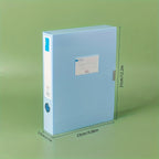 3pcs Large Capacity Plastic File Boxes for Office Use - Document, Personnel Records, Financial Accounting, and Invoice Storage