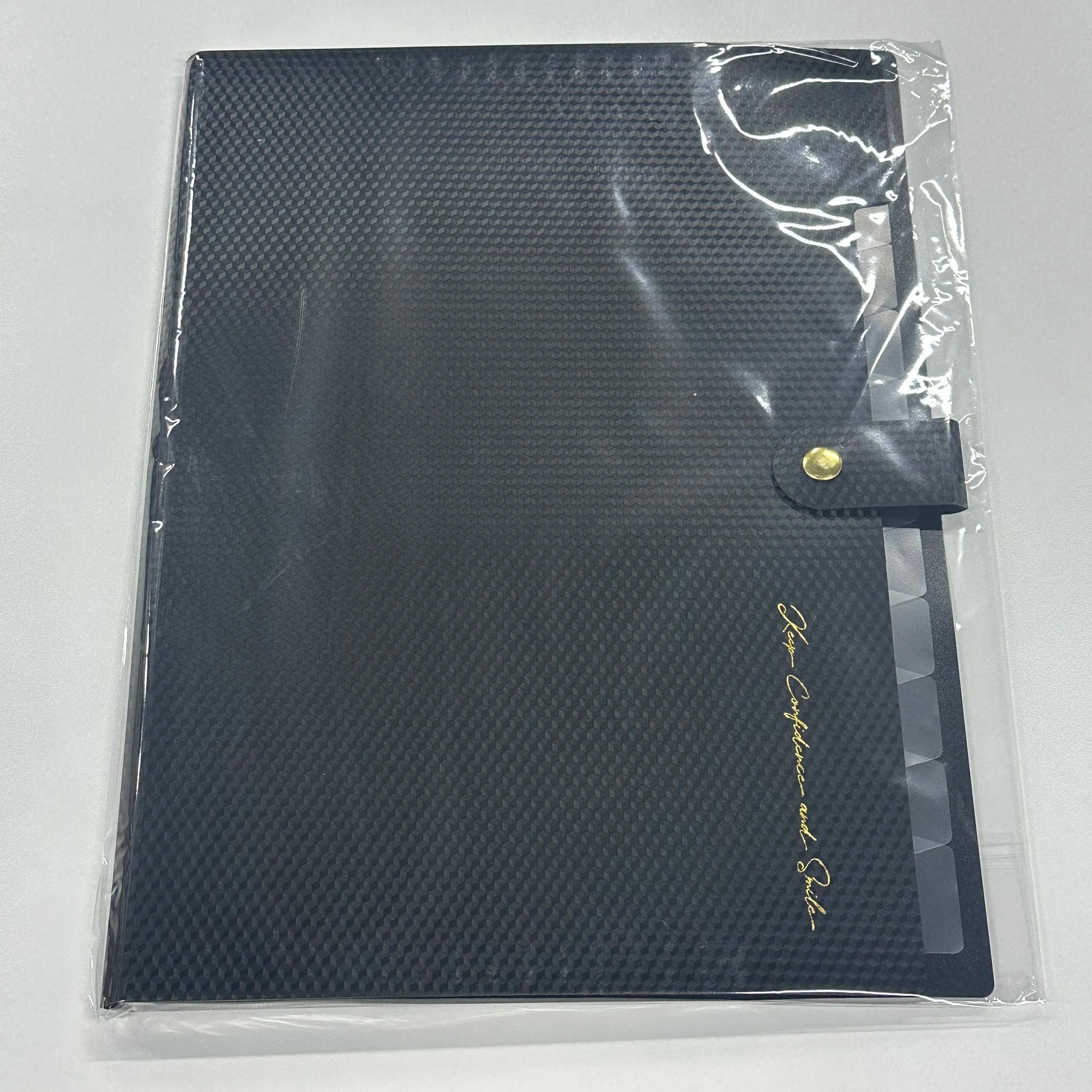 1Pc A4 Size Accordion File Folder 5 Pocket Filer Folder for Documents Paper Organizer for School Office