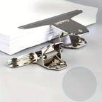 1pc Extra-Strong 4-Inch Steel Clip Folder - Thickened Mountain Design for Office Documents, Organizer for Bills and Receipts