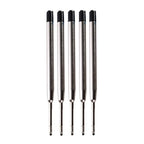 Metal Ballpoint Pen Press Tyle Business Fountain Pen with Blue/Black Ink Refill Students Gift Neutral Pen School Office Supplies