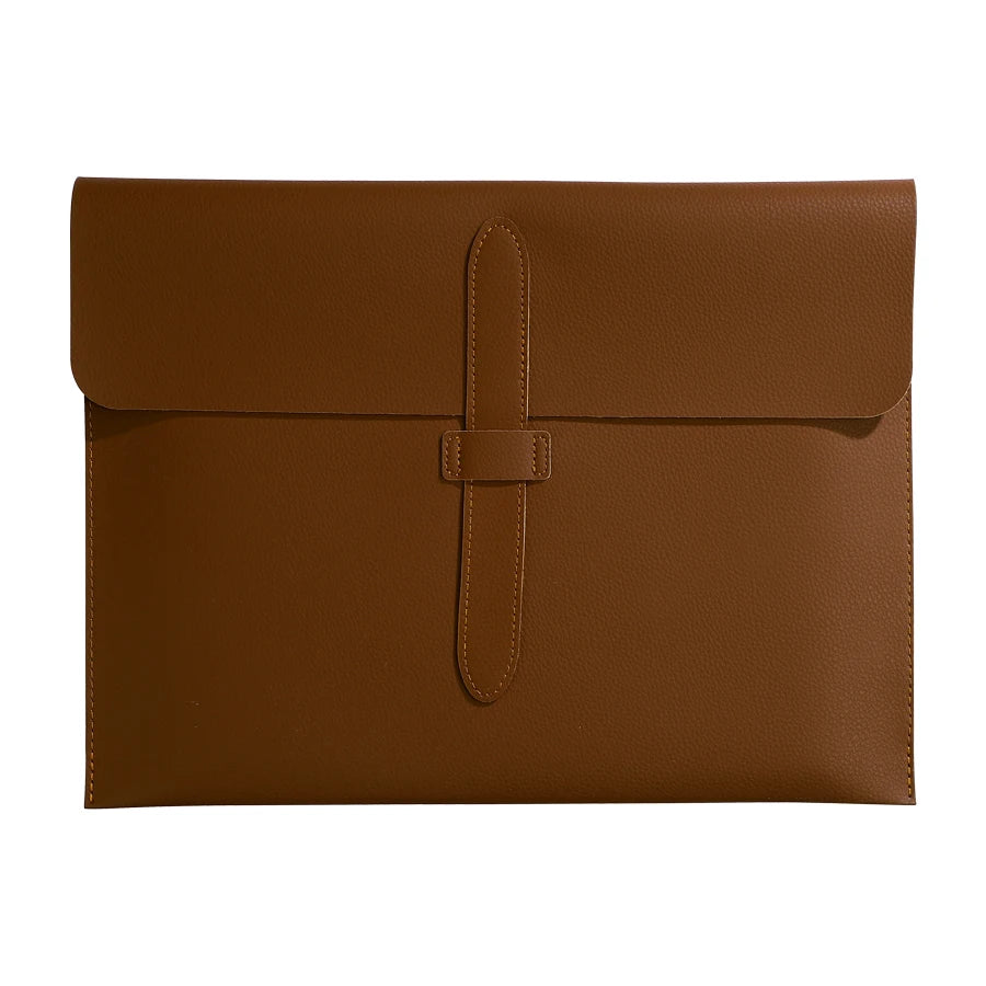 A4 Thick Leather Document Bag, A4 Folder,Business Information Bag, School And Office Supplies, Storage Bag Back To School