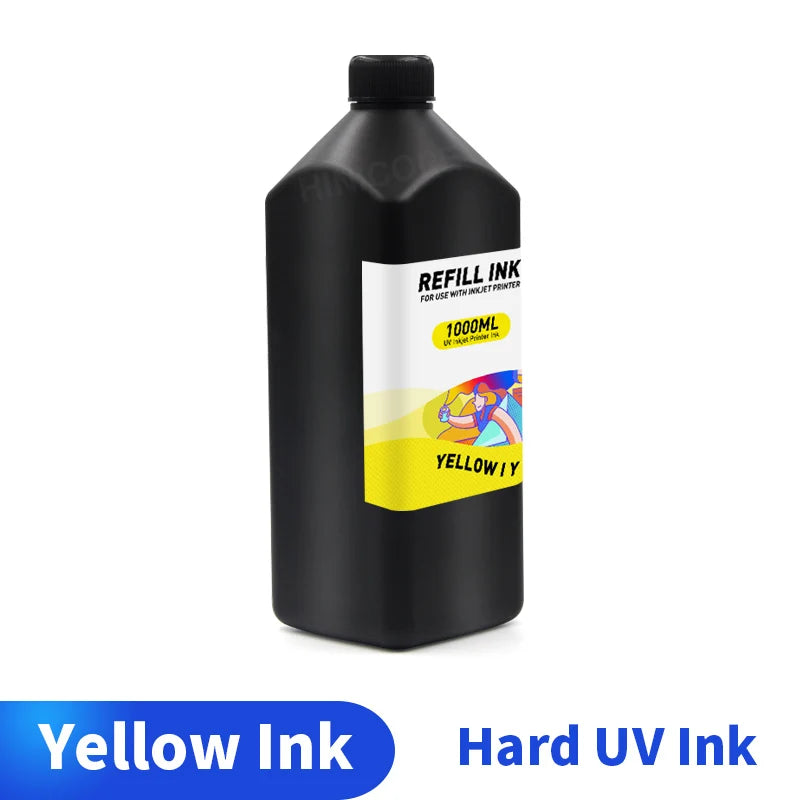 HINICOLE 500ml LED UV Ink 1000ml For Epson L800 L805 L1800 R280 R290 R330 1390 1400 1410 For DX5 DX6 DX7 Universal UV Printer