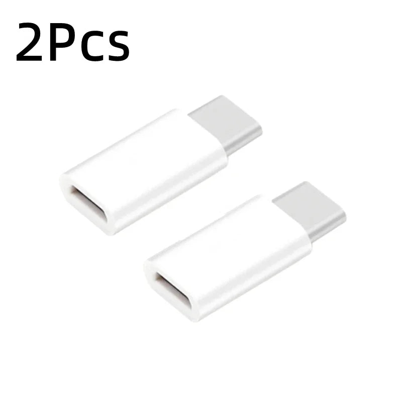 1/3Pcs Micro USB Female To Type C Male Adapter OTG Converter Micro-B To USB-C Connector Charging Cable Adapter Phone Accessories