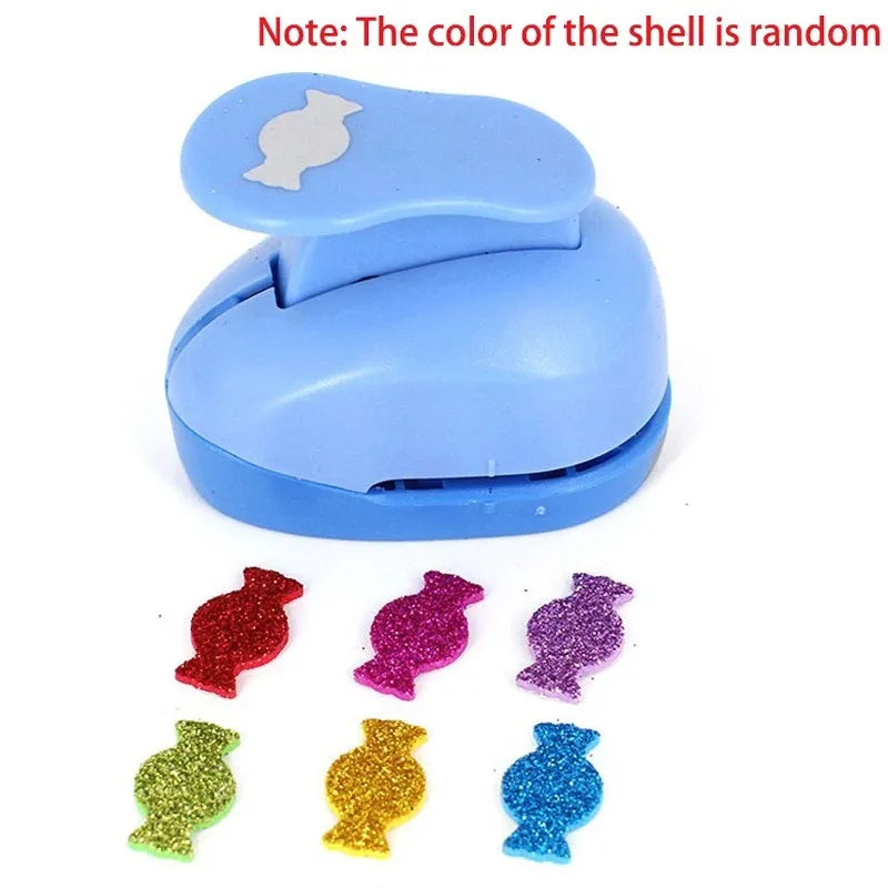 Flower Punch 5×3×4.5cm, Labor-Saving Paper Punch for Kids, DIY Scrapbooking & Embossing Tool for EVA Foam Crafts
