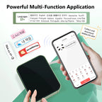 Marklife P15 Label Printer Portable Thermal Printer Inkless Mini Sticker Maker With Adhesive Label Printer As D11/D110/Q30 Print