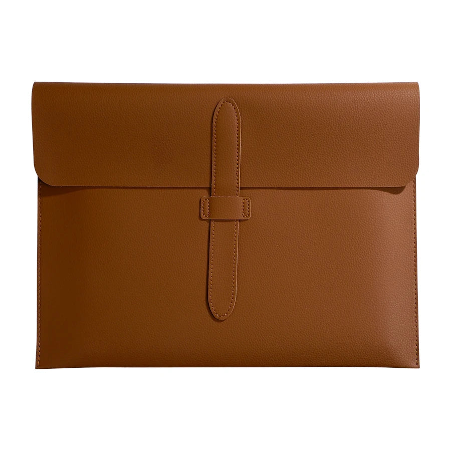 A4 Thick Leather Document Bag, A4 Folder,Business Information Bag, School And Office Supplies, Storage Bag Back To School