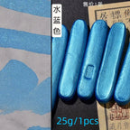 Colored Pearlescent Ink Stick Handmade Chinese Sumi Solid Ink Stick Traditional Calligraphy Ink Stick for Beginners Practicing