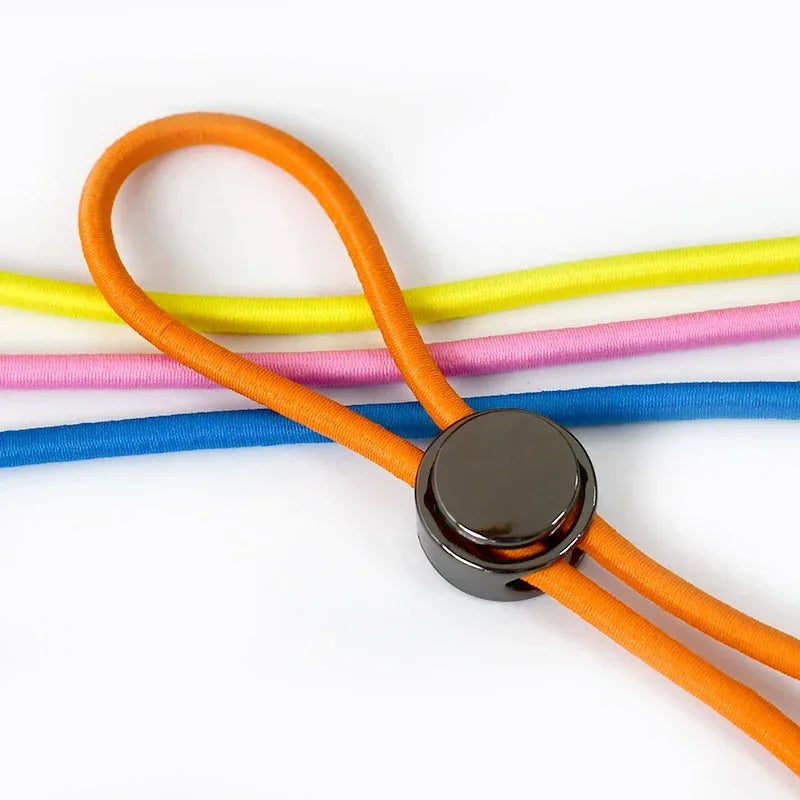 5/10/20/50M 4mm Multicolor Elastic Band Round Hair Bungee Rope Hat Drawstring Rubber Bands Clothes Spring String Cord Sewing Bia