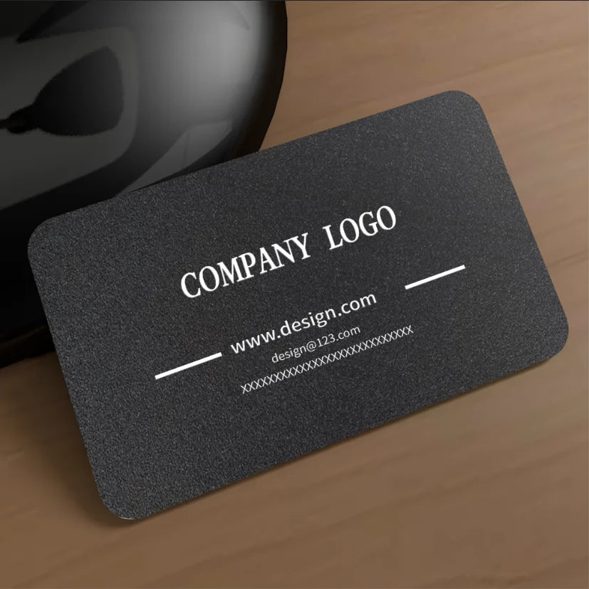 Custom PVC Business Cards Plastic Waterproof Cards Personalized Design Round Corners Glossy Matte Frosted PVC Business Cards