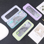 7-piece Compass And Ruler Set Student Ruler Set Cute Rriangle Ruler Set Exam Specific Ruler Box Set Ruler Set School Starts