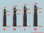 Nlatex Sexy Seamless Latex Opera Gloves, Nightclub Cosplay Fetish for Men and Women, Multiple Uses