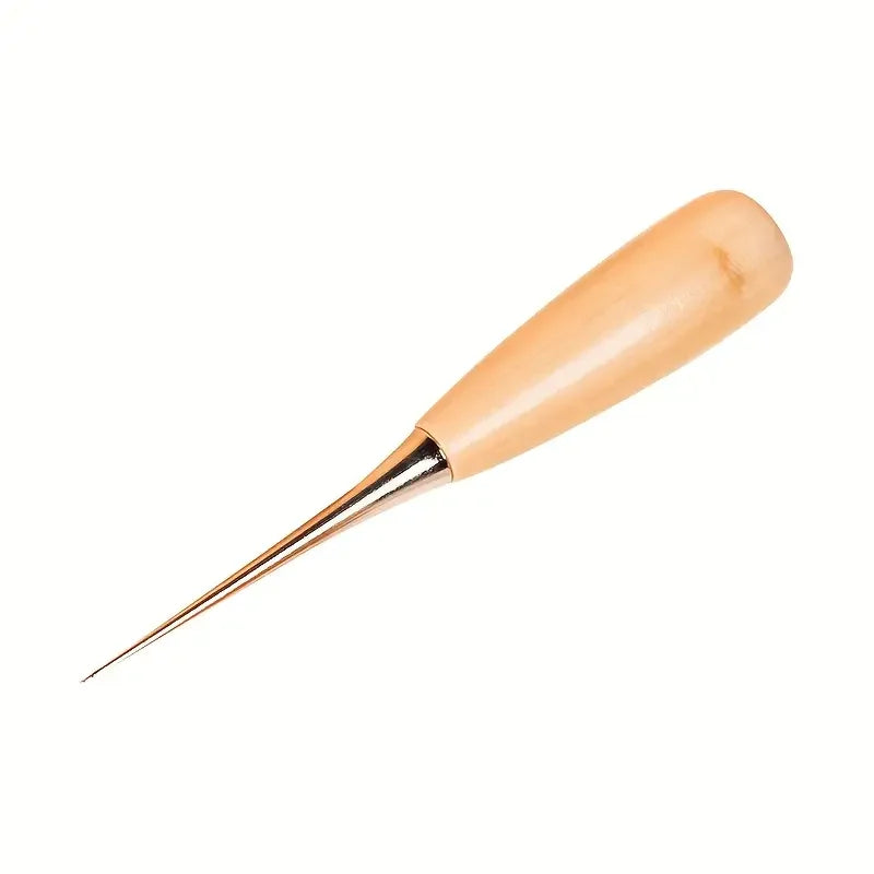 Heavy-Duty Handheld Hole Punch for Leather, Wood, Fabric. Professional Precision Tool with Ergonomic Grip for Craftsmen
