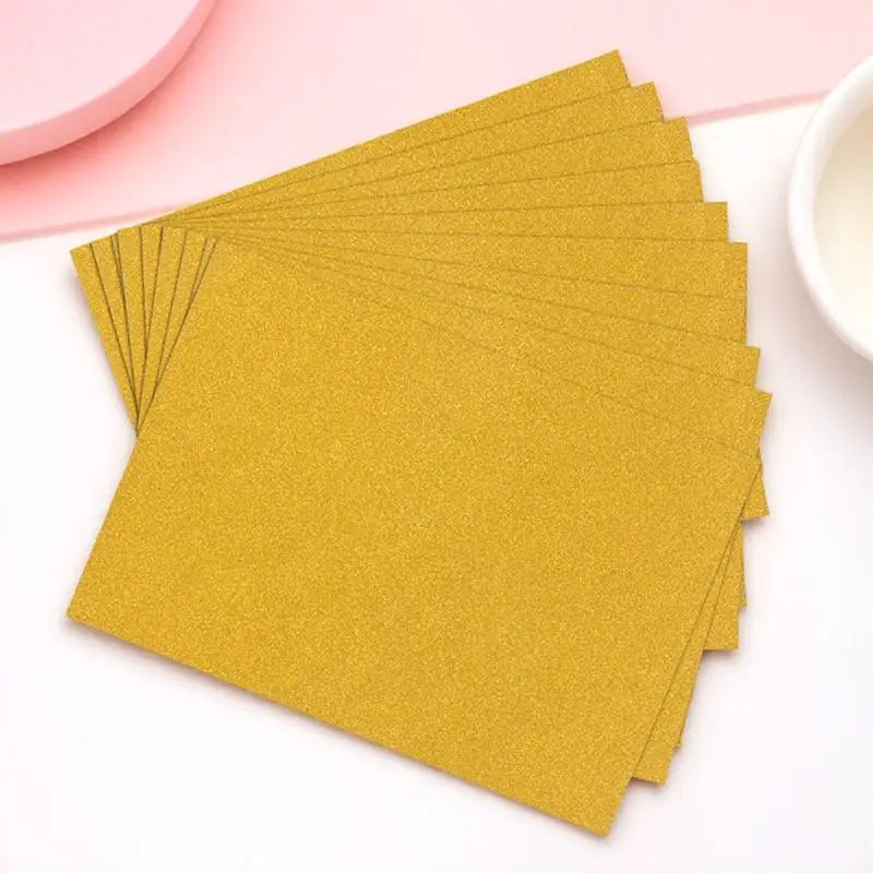 Card Stock Glitter Cardstock Premium Construction Colored Paper Craft Shimmer Crafts Scrapbooking Colorful