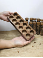 Coffee Beans Storage Container Tube Display Rack Tea Bottle Glass Single Dose Espresso Accessory Coffeware Set Barista Tool Gift
