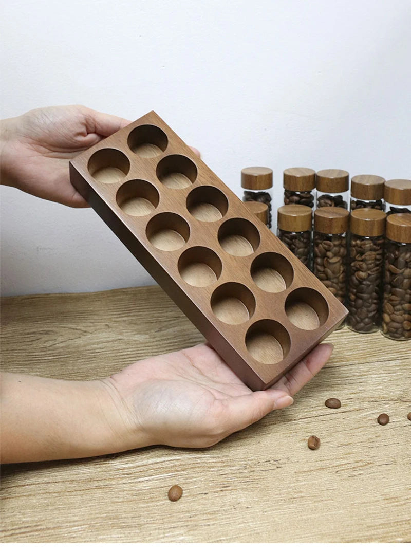 Coffee Beans Storage Container Tube Display Rack Tea Bottle Glass Single Dose Espresso Accessory Coffeware Set Barista Tool Gift