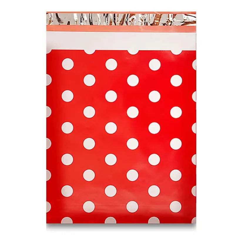 INPLUSTOP 50Pcs/lots PE Colors Printing Express Bags Cute Pattern Clothing Shipping Bags Waterproof Poly Mailer Postal Mail Bags