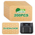 Air Fryer Disposable Perforated Parchment Paper Liner Compatible with Ninja Foodi Air Fryer Toaster Ovens Air Fryers Accessories