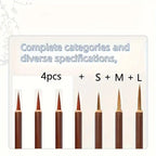 Fine Line Art Brushes, Handmade, Chinese Calligraphy and Precision Designed Digital Painting Brushes