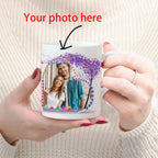 Personalized Photo Mug, Customize Family, Kids, Lovers, Logo, Text, Dog, Cat, Photos Mugs, Tea Milk Cup, Mother's Day Gift