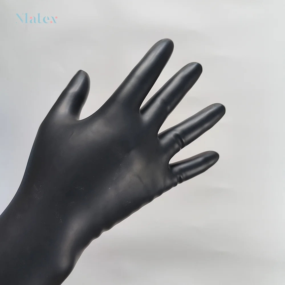 Natural Latex Gloves Short Cosplay Accessories 0.4 Thickness Excellent Elasticity and Softness