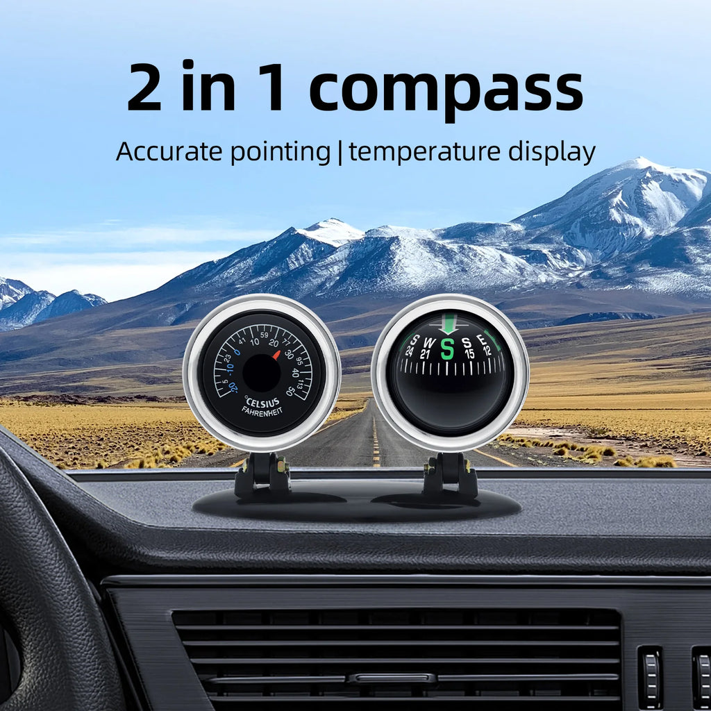 Various Compass Portable Compact Navigation Compass Device Universal Outdoor High Precision Compass For Car Boat Moto Bicycle