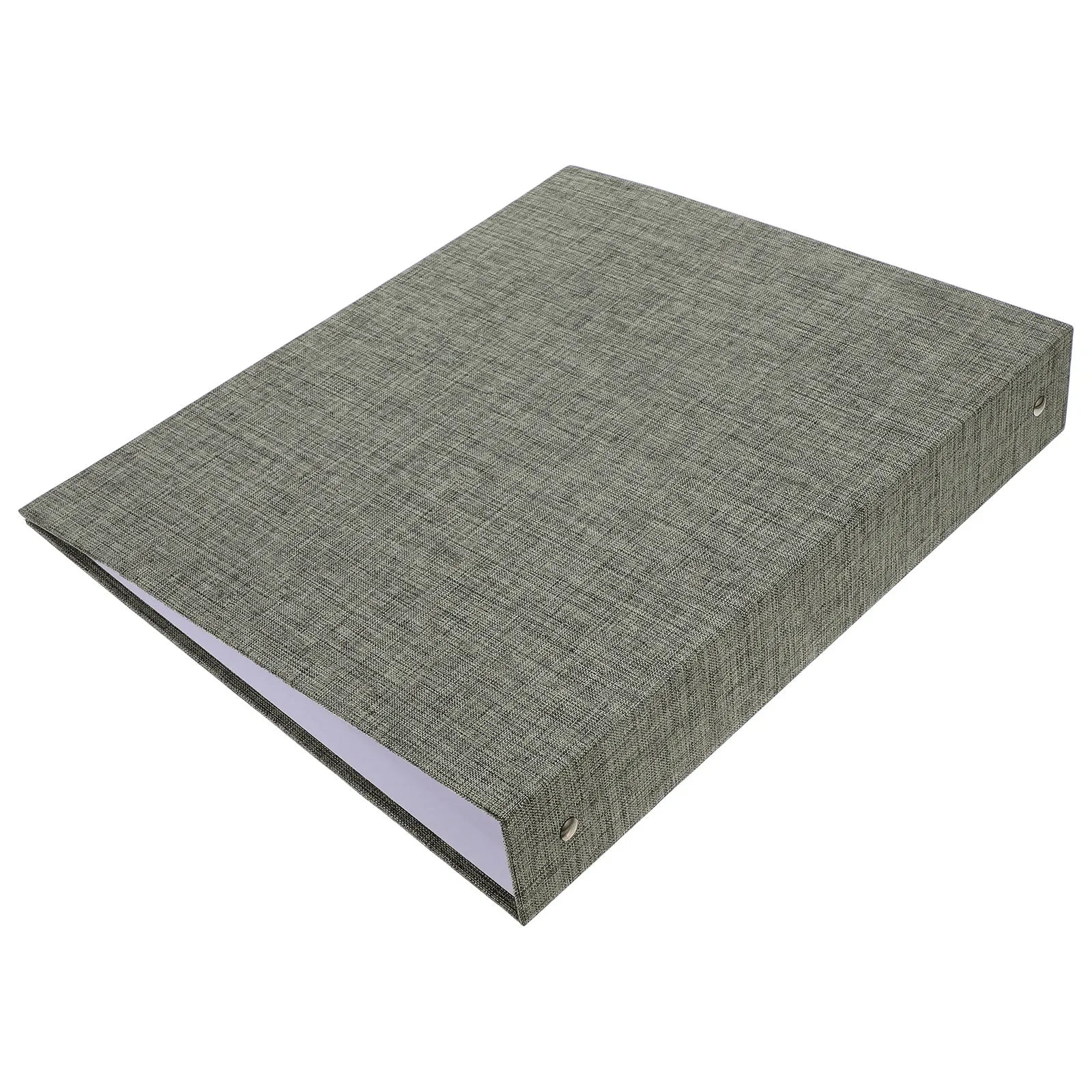 A4 3 Ring Binder Sturdy Fabric Hardcover Sheet Organizer for Students Professionals Musicians Document Holder File Binder