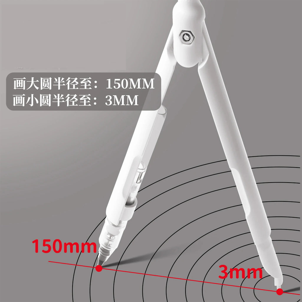 M&G All-in-One Compass Multi-Functional Professional Drawing Tool for Middle & High School Students Stylish Mechanical Design