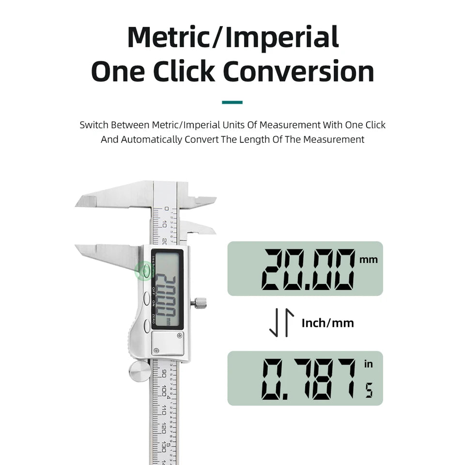 Metal Digital Display Calipers Verniers Calipers Quality Caliper Woodworking Measuring Instruments Tools Depth Calipers
