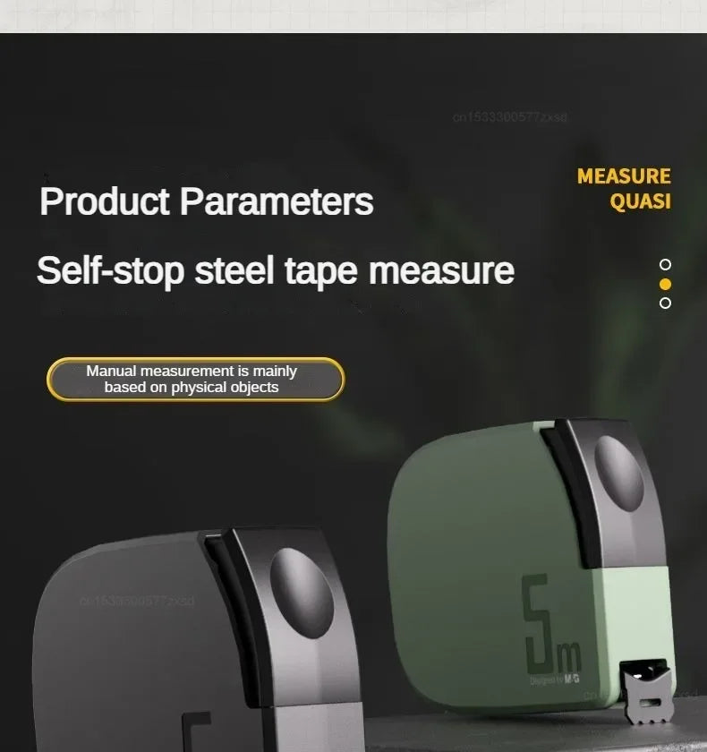5M Measuring Tape Thickened High-Precision Steel Tape Measure Multifunctional Household Woodworking Portable Measur Tools