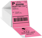 500 Pcs Thermal Shipping Waybill Label Stickers 4x6 A6 For Phomemo Pm-241bt D520bt 246s Portable Labeler Printer Mailing