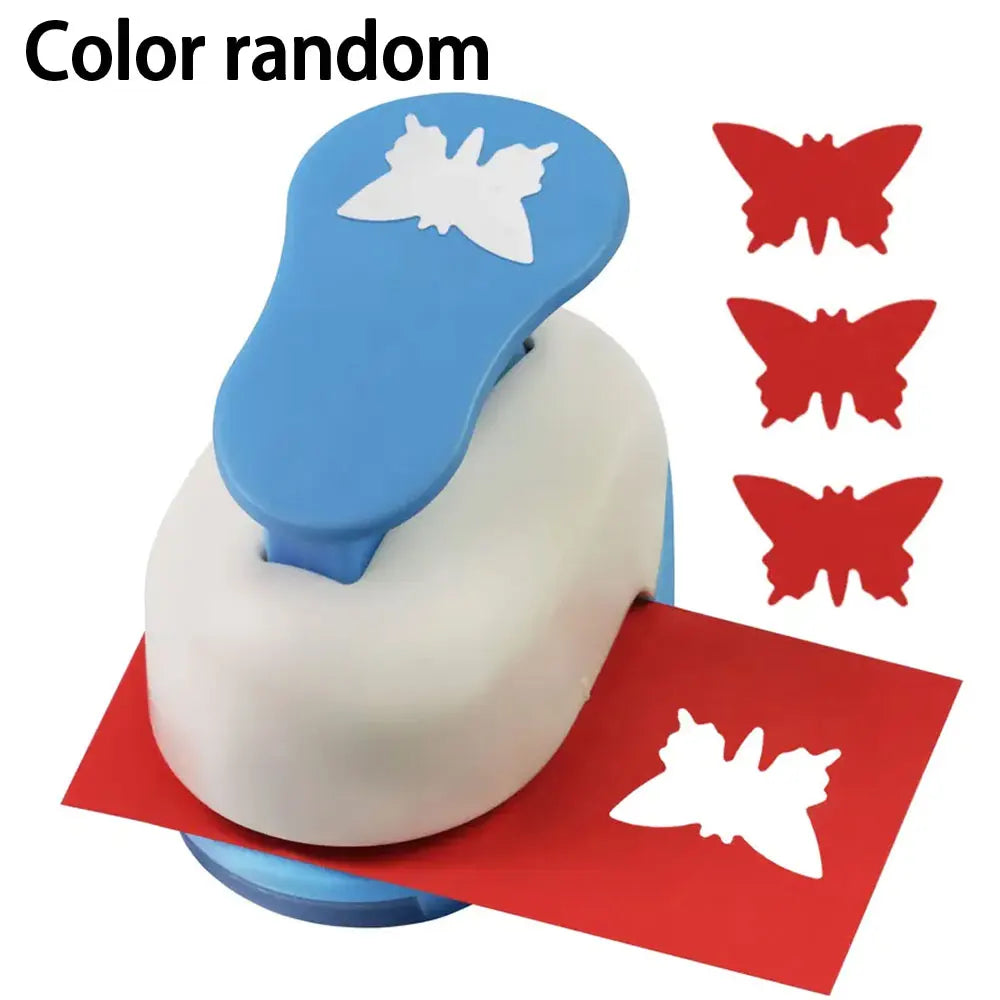 8/16/25/38/50mm Random Color Butterfly Shape Hole Punch, DIY Embossing Punch, Scrapbooking Machine, Paper Cutting Punch.