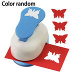 8/16/25/38/50mm Random Color Butterfly Shape Hole Punch, DIY Embossing Punch, Scrapbooking Machine, Paper Cutting Punch.