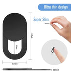 1/20PCs Webcam cover shutter magnet slider universal antispy camera cover for Web laptop iPad MacBook phone lens privacy sticker