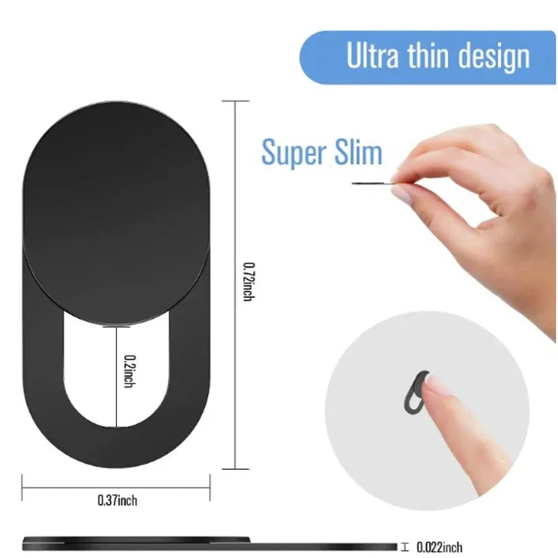 1/20PCs Webcam cover shutter magnet slider universal antispy camera cover for Web laptop iPad MacBook phone lens privacy sticker