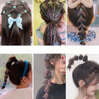 2000pcs/lot Small Disposable Transparent Hair Ties For Kid Girls Elastic Rubber Bands For Bracelets Baby Mini hair Rope Headband