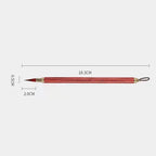 1Pc Luxurious Wooden Handle Calligraphy Brush Red Weasel Hair Painting Brush Pen Wool Hair Regular Script Chinese Writing Brush